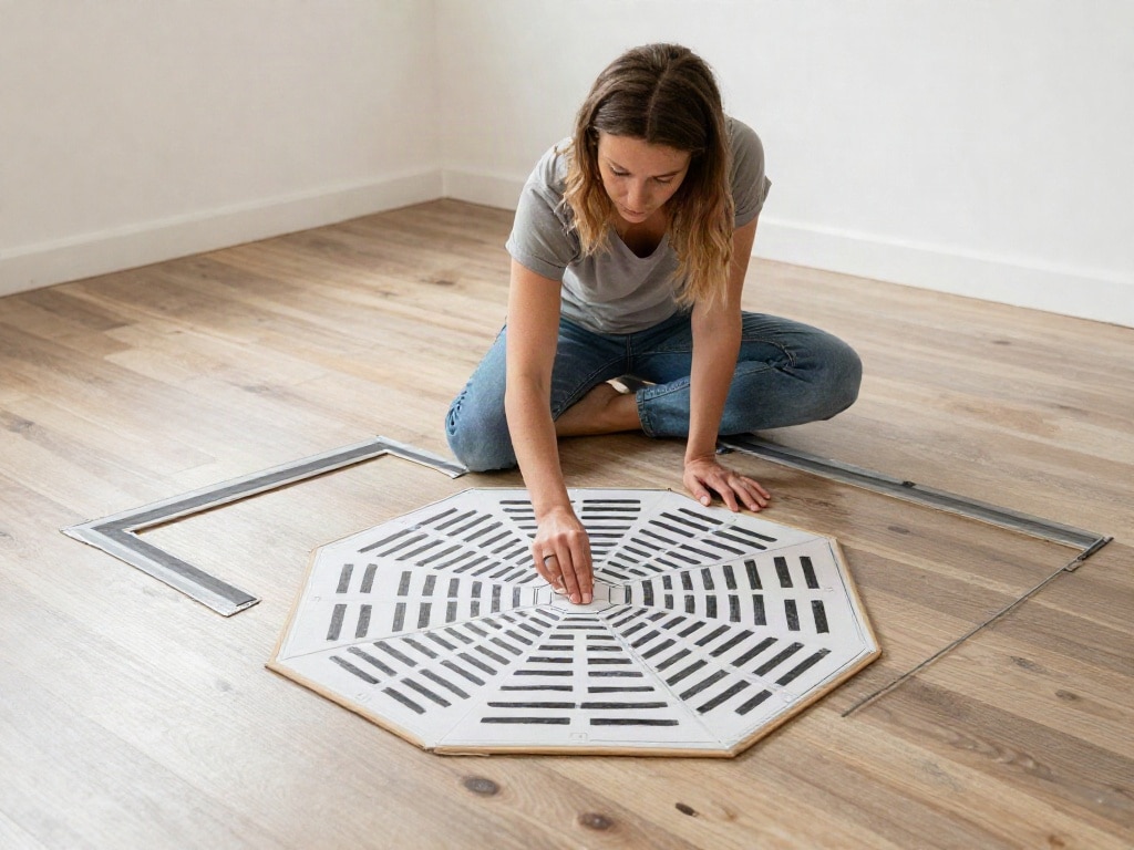 Bagua unregelmäßiger Grundriss