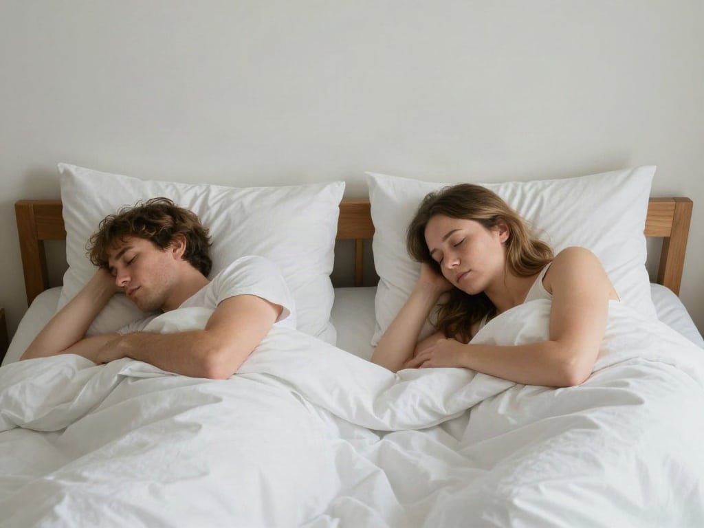 Fengshui Bett an Wand Partnerschaft