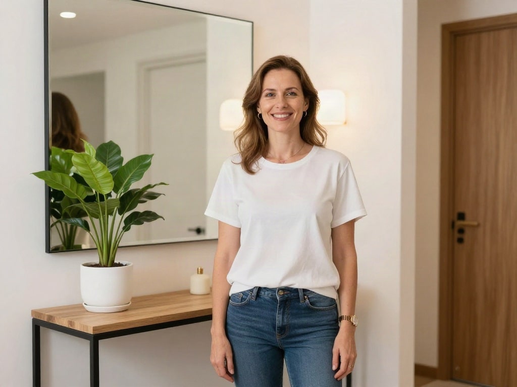 Fengshui dunkler Eingangsbereich
