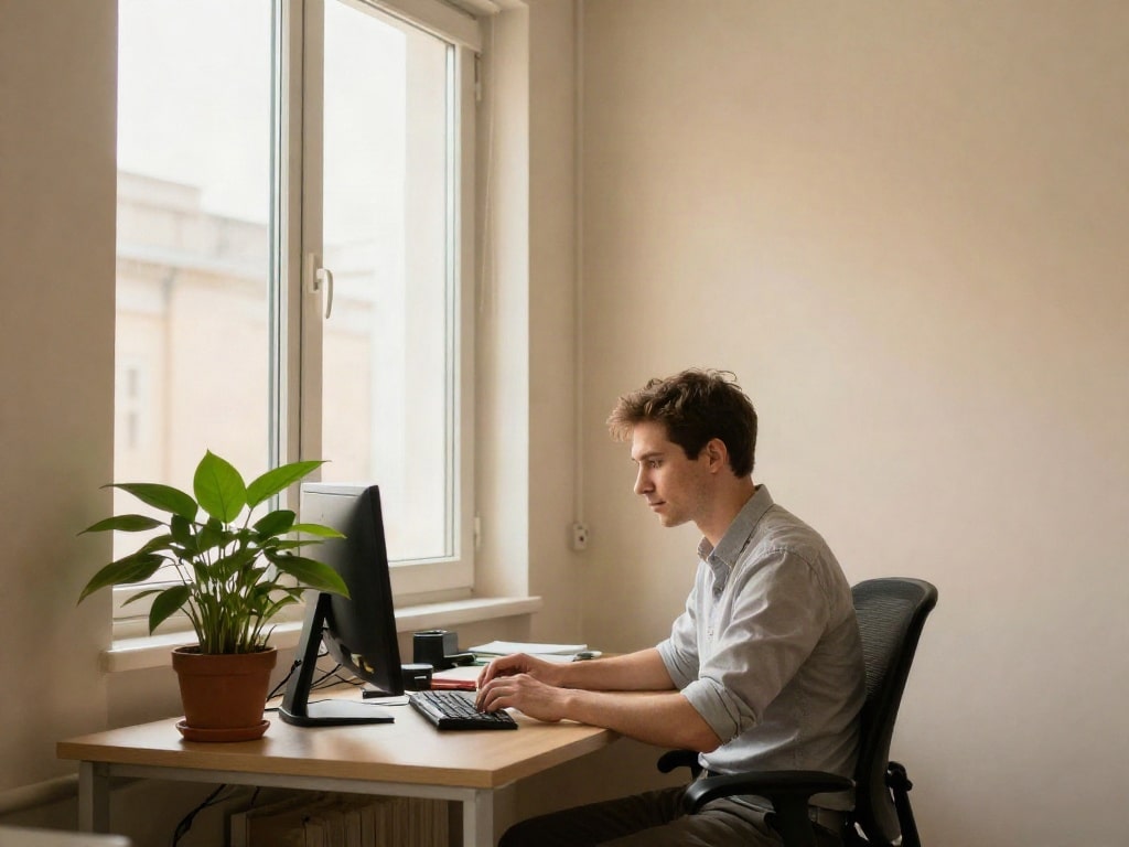 Fengshui Büro ohne Fenster