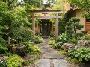 Fengshui Garten Eingang