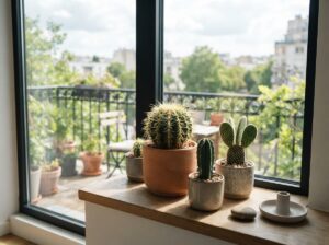 Fengshui Kaktus Fenster