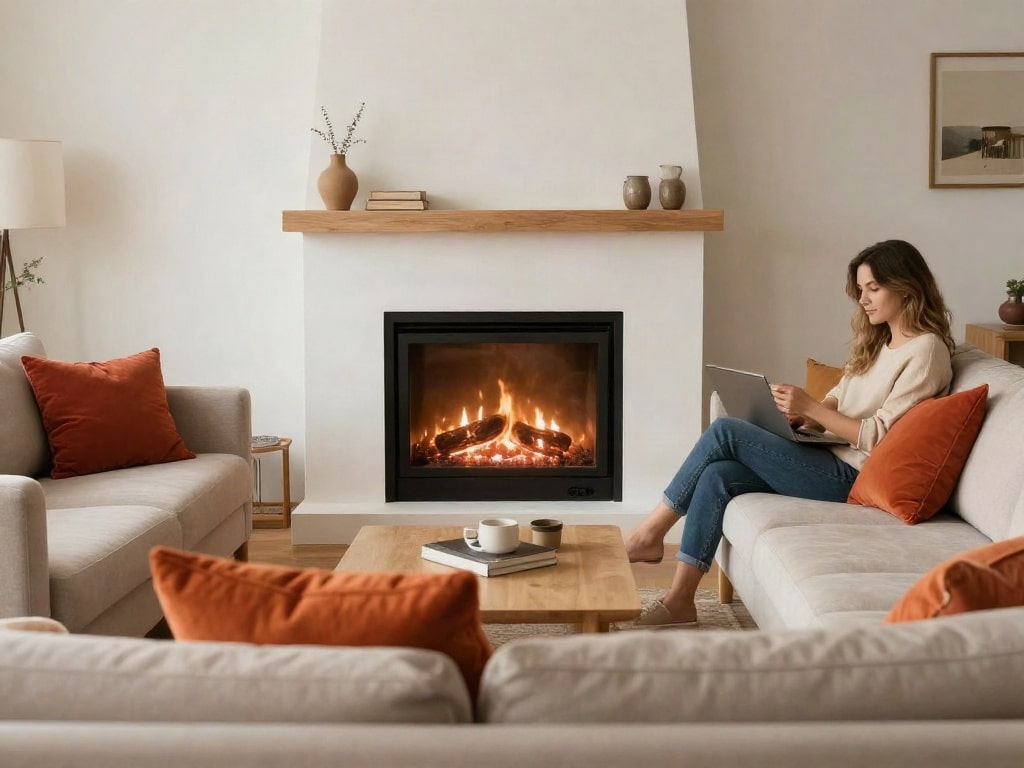 Fengshui Wohnzimmer Kamin