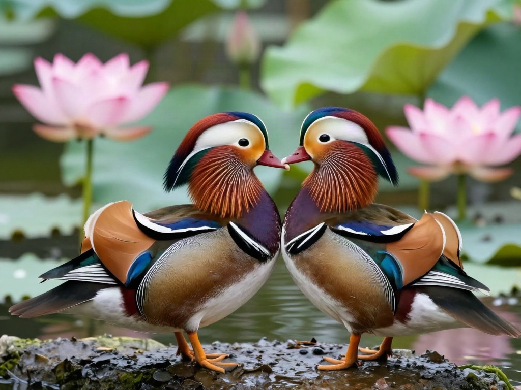 Fengshui Mandarinenten Liebe